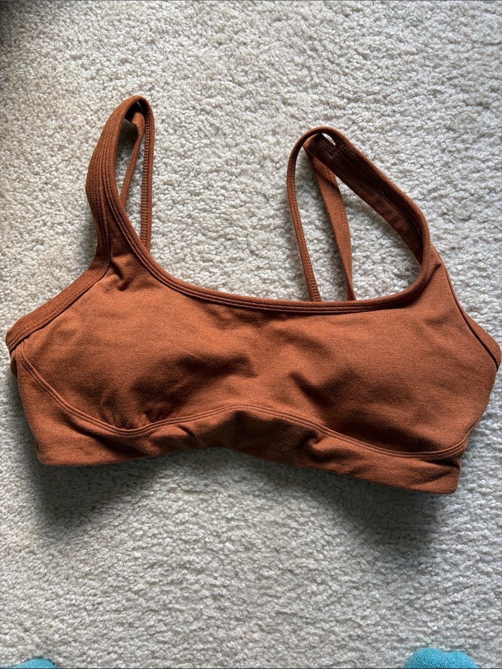 PTULA Burnt Orange  Scoop neck sports bra size M